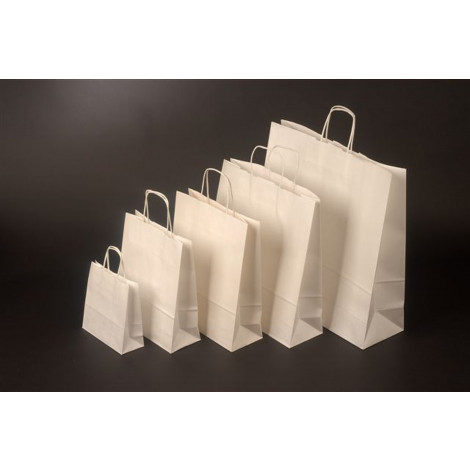Papírová taška Bianco 26x11x34,5 cm