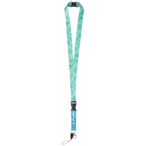 lanyard na zakázku se sublimačním potiskem a s bezpečnostní přezkou