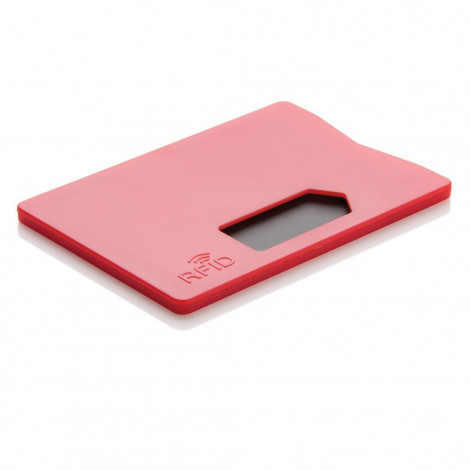 Obal na karty s RFID ochranou, červená