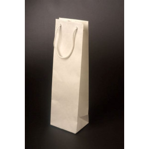 Papírová taška Glass Bianco LUX MAT 12x9x40 cm