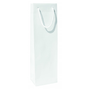 Papírová taška Glass Bianco 12x9x40 cm
