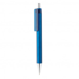 X8 metallic pen, blue