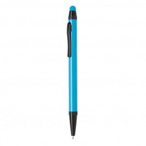 Tenké hliníkové stylusové pero, modrá