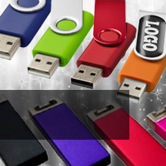 Reklamní textil, klíčenky a USB Flash disky s potiskem